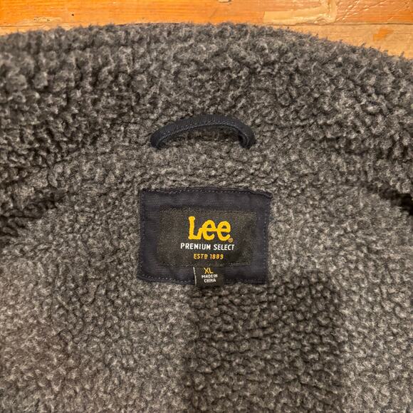 Lee Men’s Insulated Canvas Work Vest, Sherpa Fleece Lined, XL - Picture 3 of 5